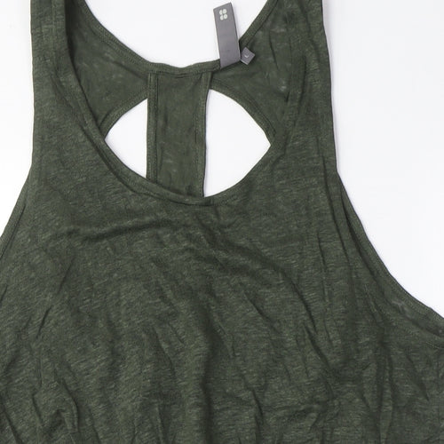 Sweaty Betty Women's Green Sleeveless Tank Top, Size S, Casual Style