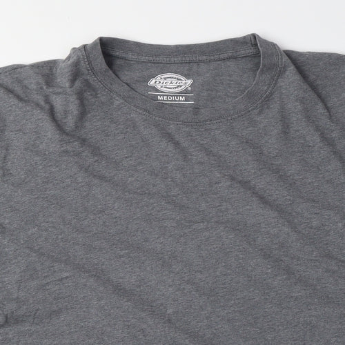 Dickies Men's Grey Crew Neck T-Shirt - Medium