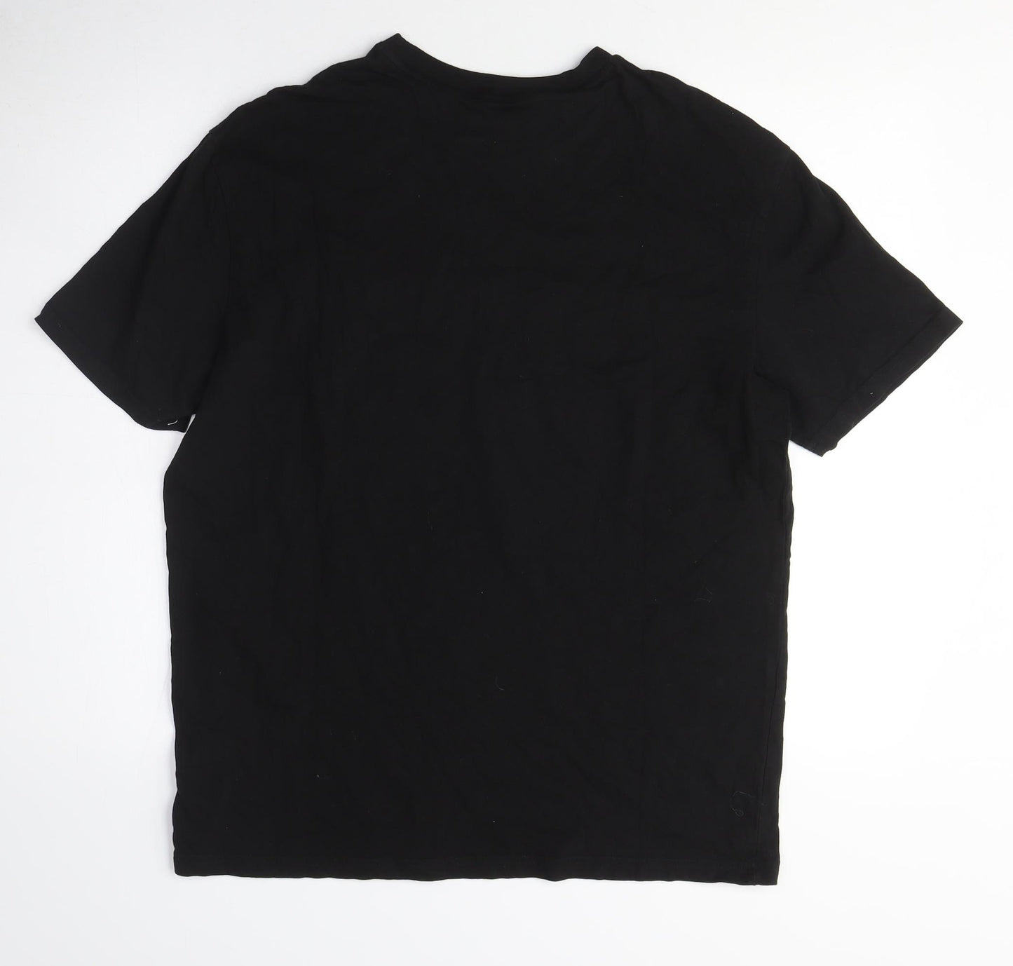 Puma Men's Black Medium Colourblock T-Shirt