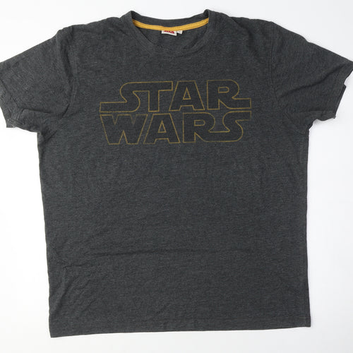 Star Wars Men's Grey M Graphic Tee