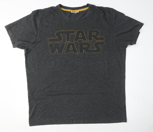 Star Wars Men's Grey M Graphic Tee