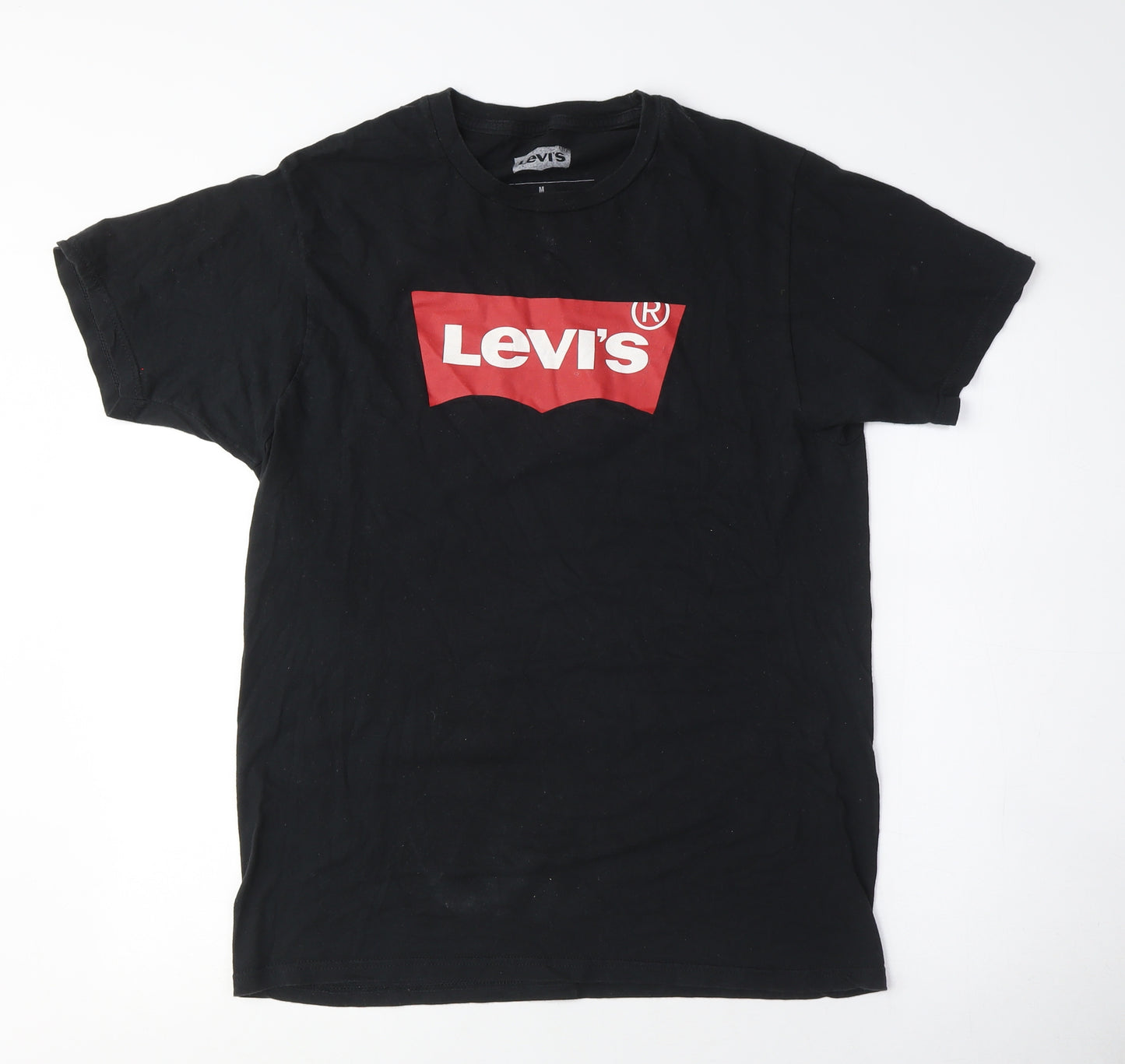 Levi's Men's Black Logo T-Shirt, Medium, Casual Wear