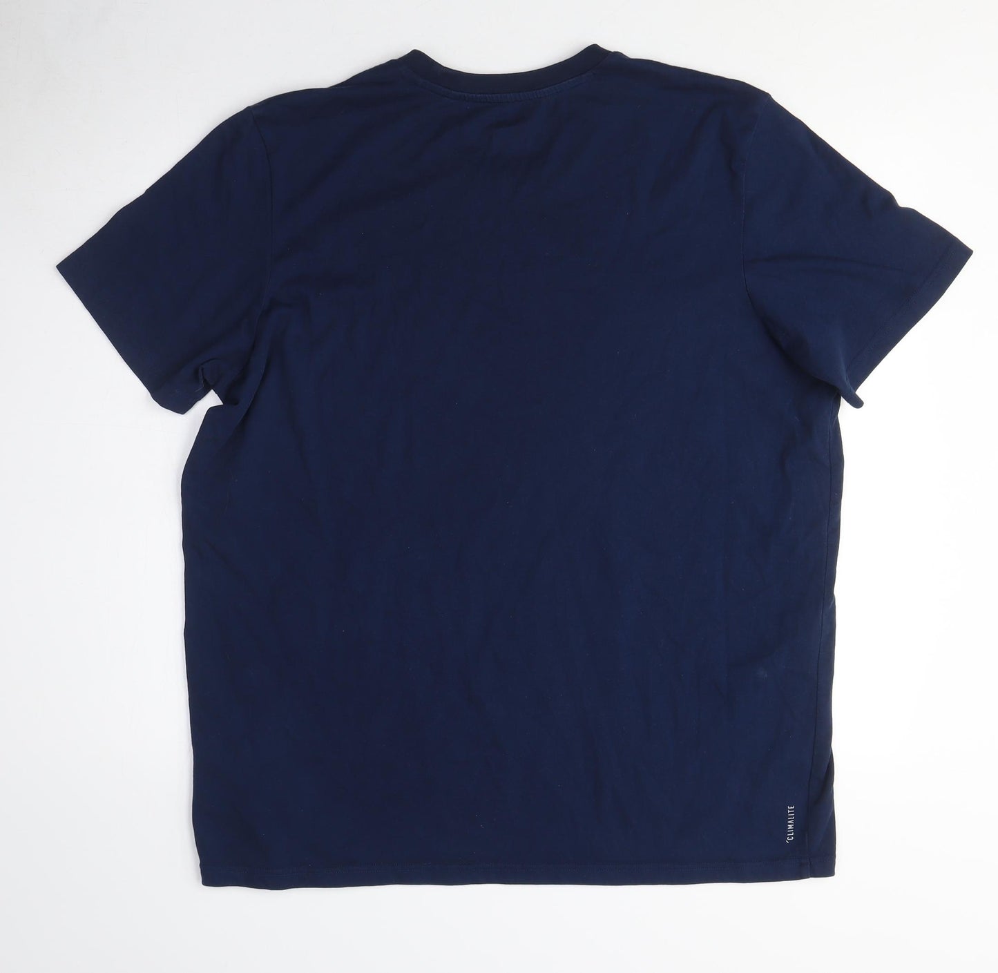 Adidas Men's Blue T-Shirt L Crew Neck Casual