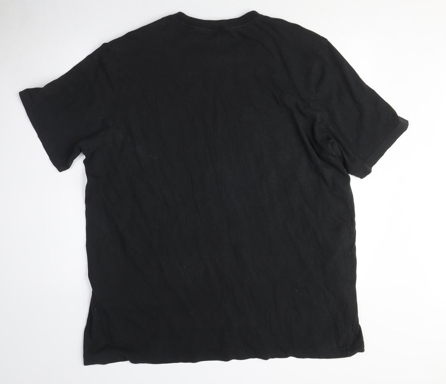 Adidas Men's Black Logo T-Shirt, Size L, Sports Style