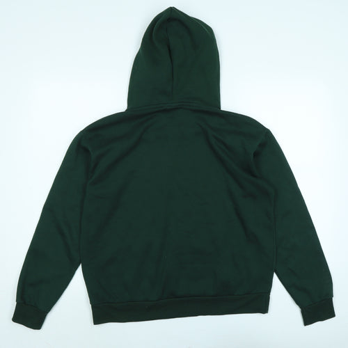 Disney Womens Green Polyester Pullover Hoodie Size S - Logo- Disney