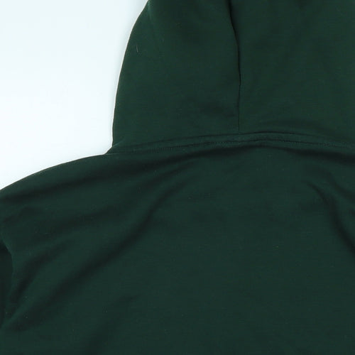 Disney Womens Green Polyester Pullover Hoodie Size S - Logo- Disney