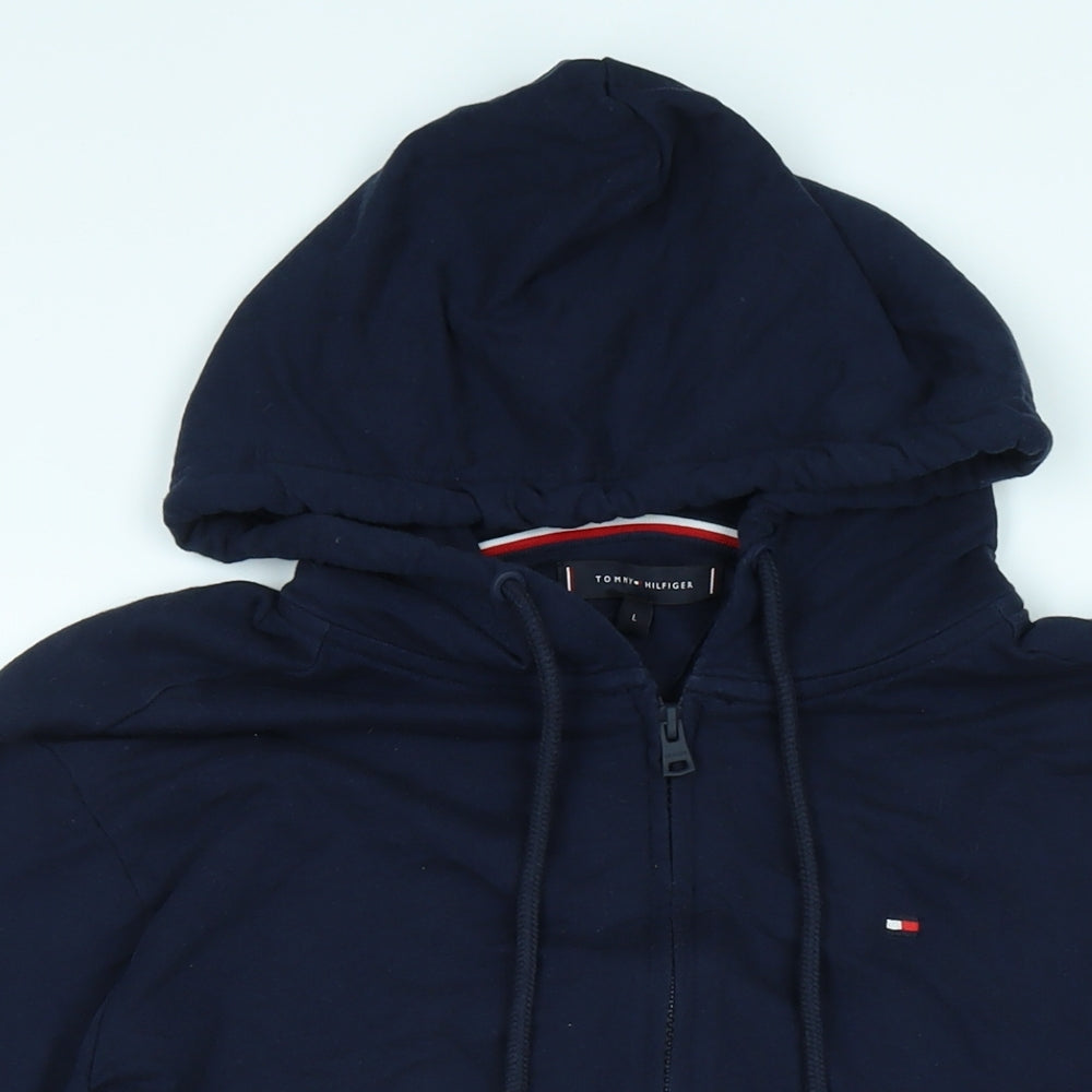 Tommy Hilfiger Mens Blue Jacket Size L - Logo