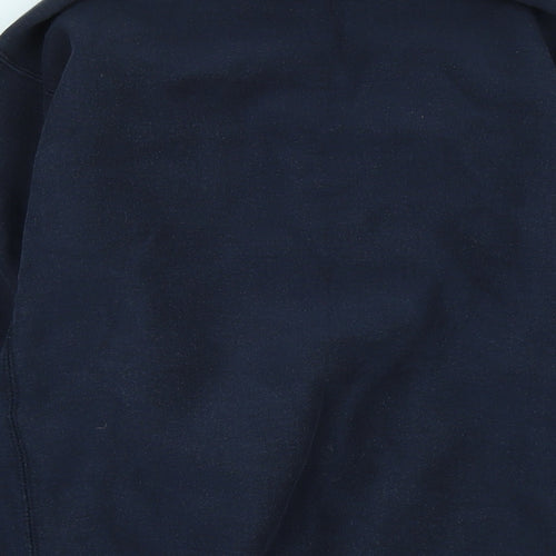 calumet Mens Blue Cotton Pullover Sweatshirt Size M - Logo- CALUMET