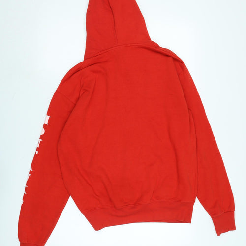 Lifeguard Mens Red Cotton Pullover Hoodie Size S - Logo- Lifeguard Montaux