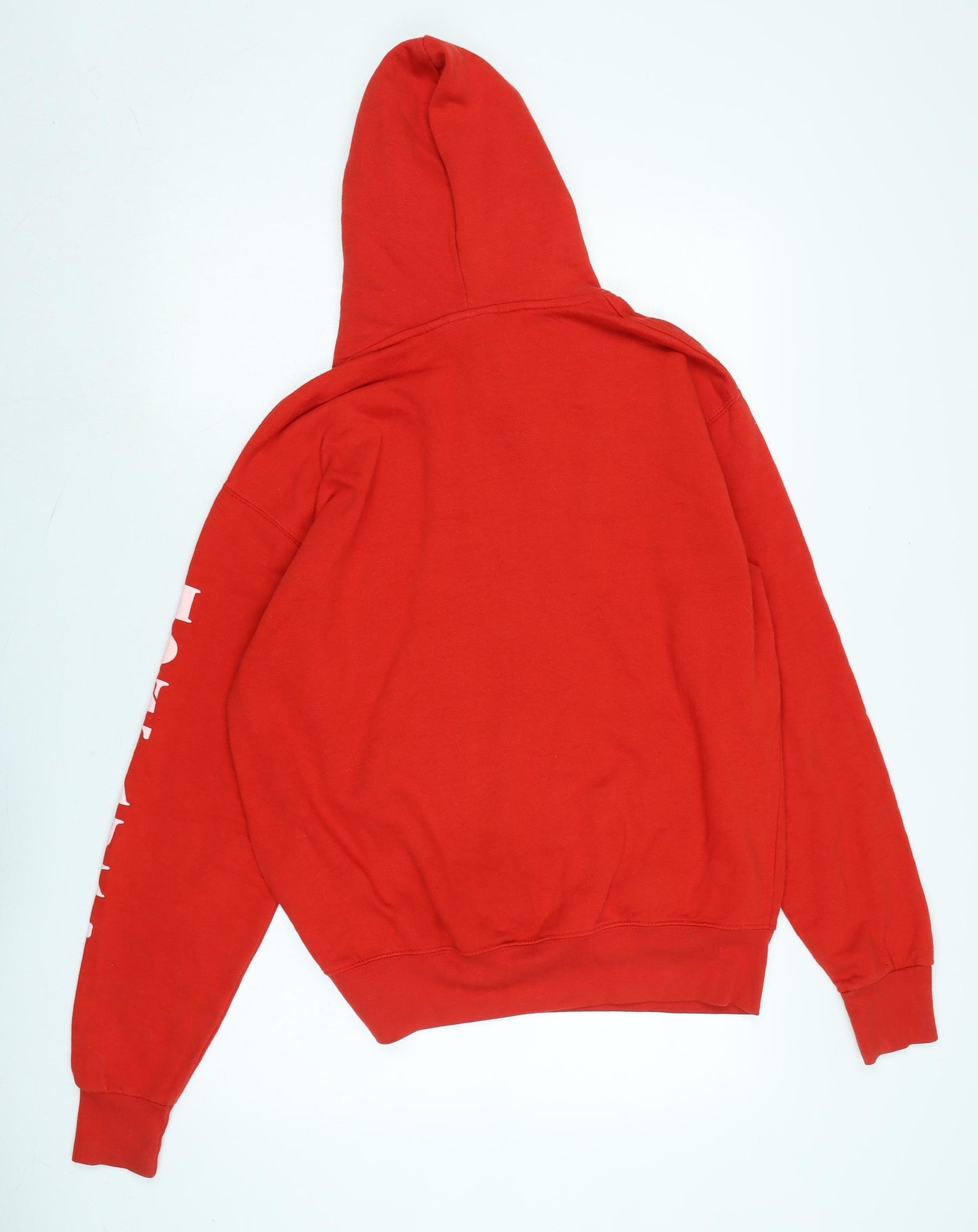 Lifeguard Mens Red Cotton Pullover Hoodie Size S - Logo- Lifeguard Montaux