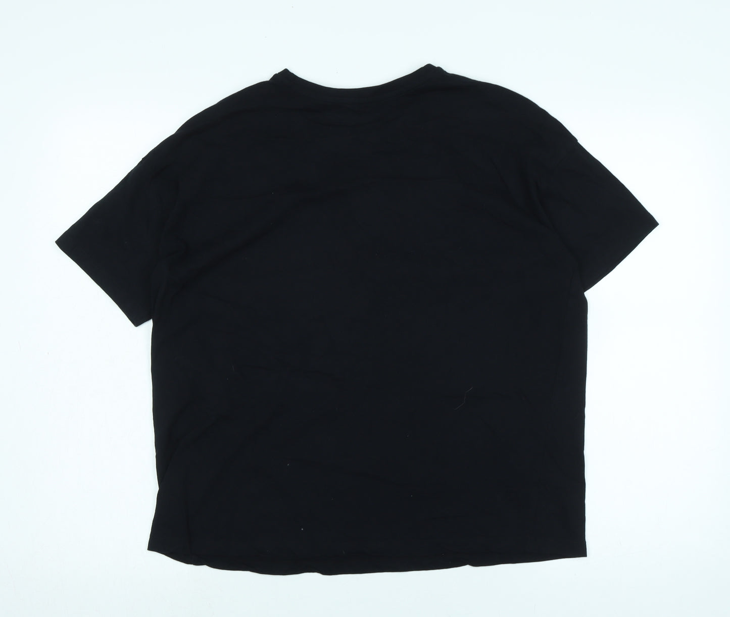 NBA Womens Black Cotton Basic T-Shirt Size S Crew Neck - Logo - Raptors Toronto