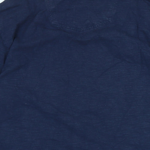 Fat Face Mens Blue Cotton T-Shirt Size XL Crew Neck - Logo - Volkswagon