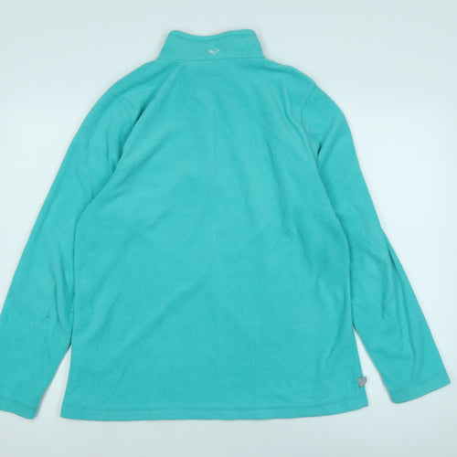 Regatta Womens Blue Polyester Pullover Sweatshirt Size 18 Zip - Logo