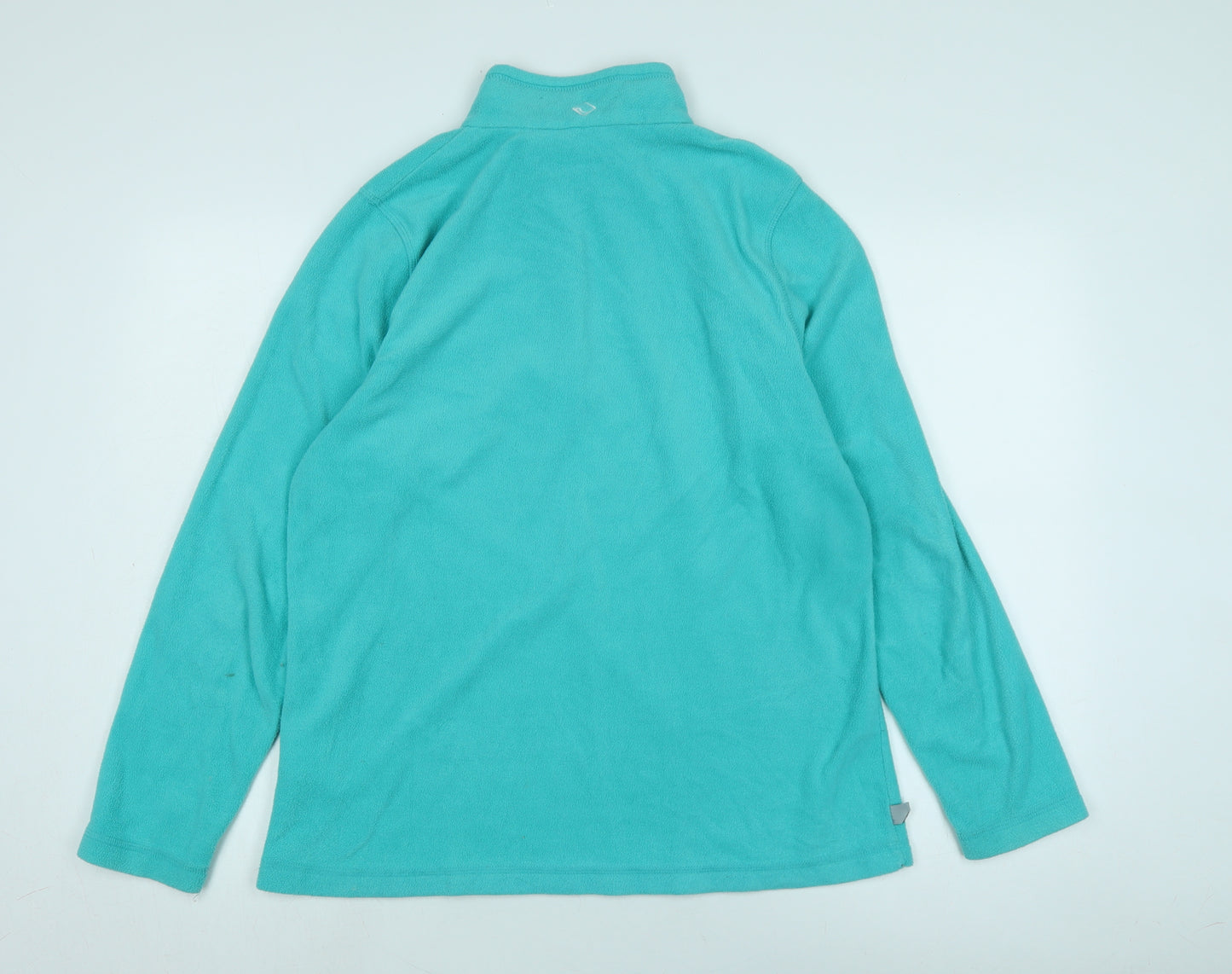 Regatta Womens Blue Polyester Pullover Sweatshirt Size 18 Zip - Logo