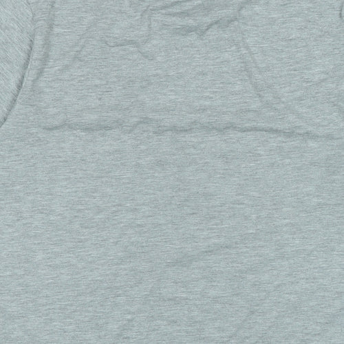 NICCE Mens Grey Cotton T-Shirt Size M Crew Neck - Logo