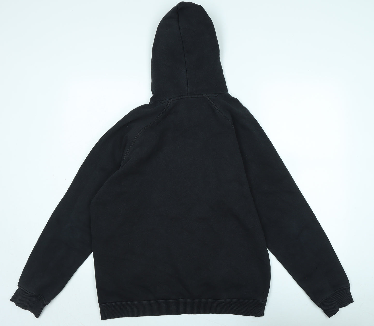 adidas Mens Black Polyester Pullover Hoodie Size M - Logo - adidas