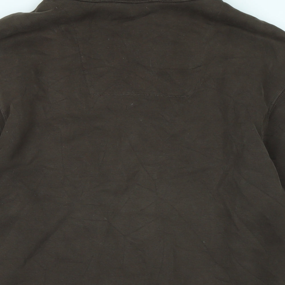 White Stuff Mens Brown Polyester Pullover Sweatshirt Size M - Logo