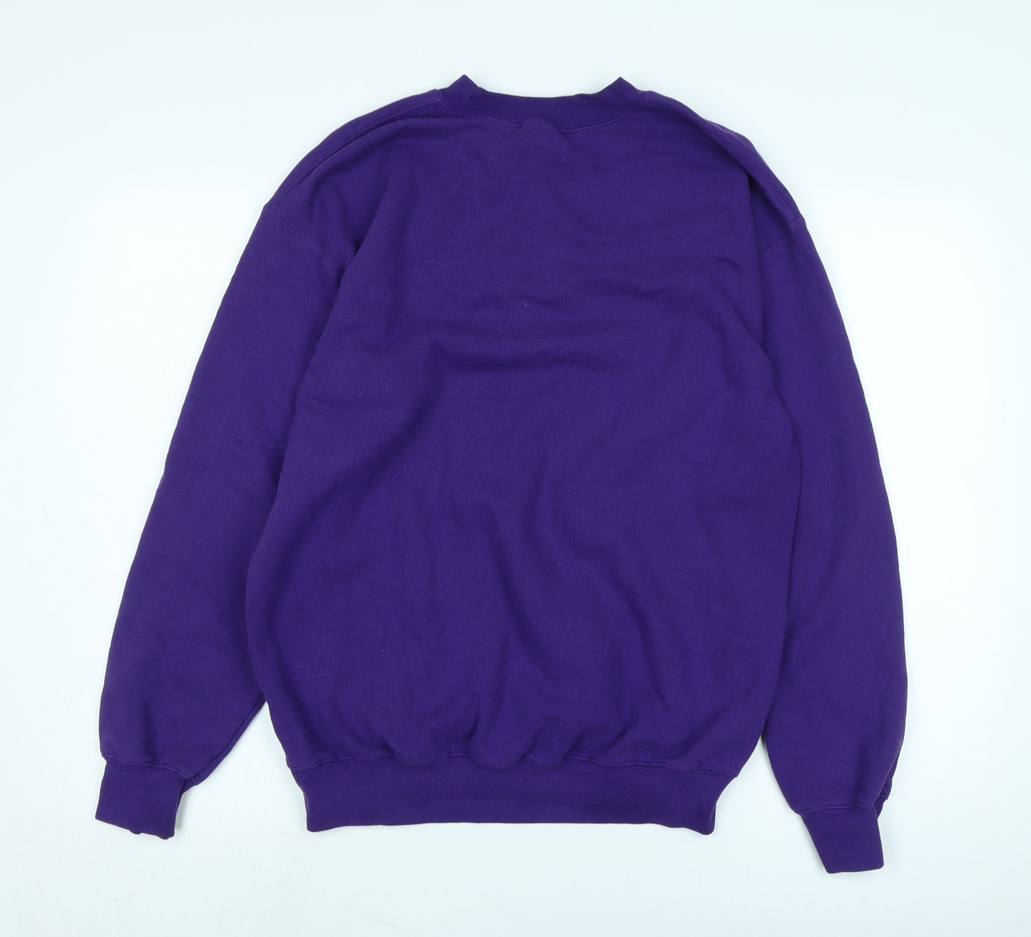 Monterey California Mens Purple Cotton Pullover Sweatshirt Size M - Logo- Monterey California