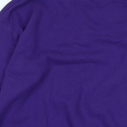 Monterey California Mens Purple Cotton Pullover Sweatshirt Size M - Logo- Monterey California