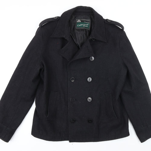 Cedarwood State Womens Black Jacket Size XL Button - Small marks on front