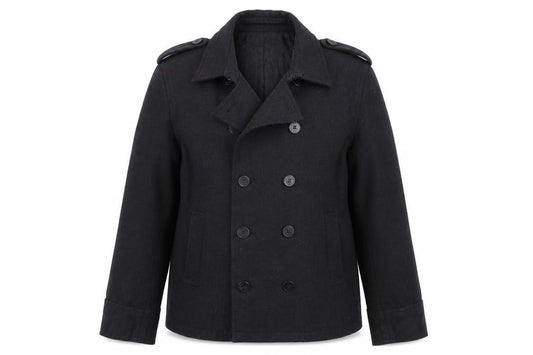 Front view of Cedarwood State women’s black jacket, size XL, button - small marks on front