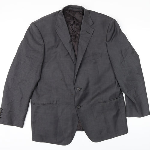 Autograph Mens Grey Wool Jacket Blazer Size 42 Regular