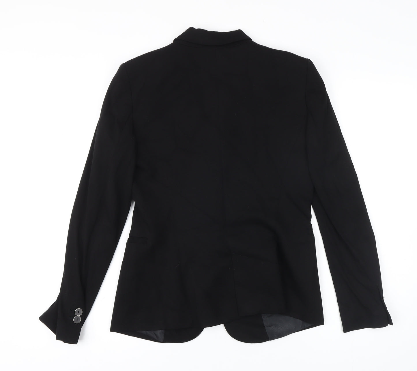 Zara Womens Black Jacket Blazer Size S Button