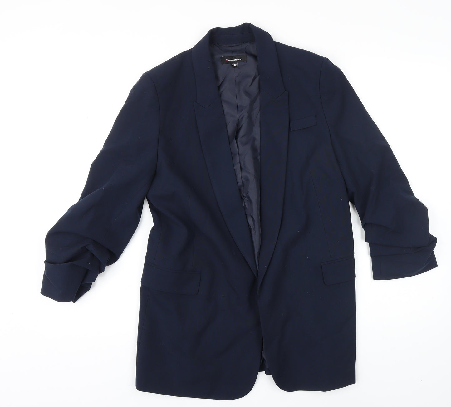 Coporate Wear (M&S) Womens Blue Jacket Blazer Size 32