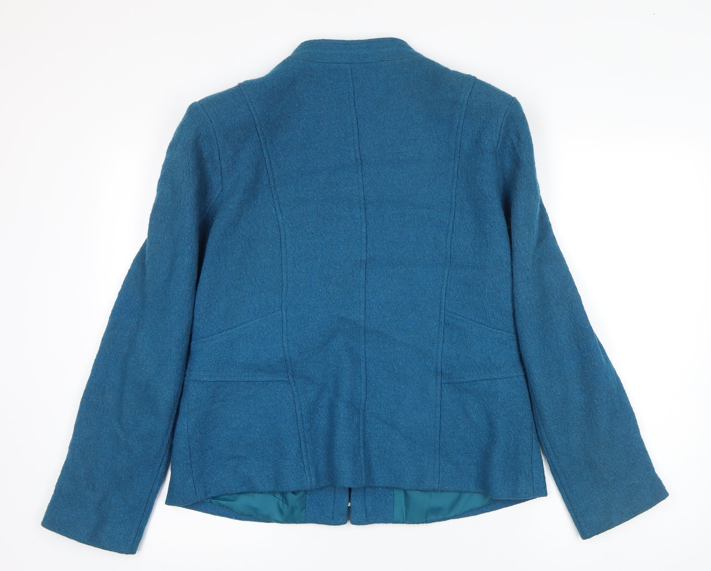 Alexara Womens Blue Jacket Blazer Size 16 Zip