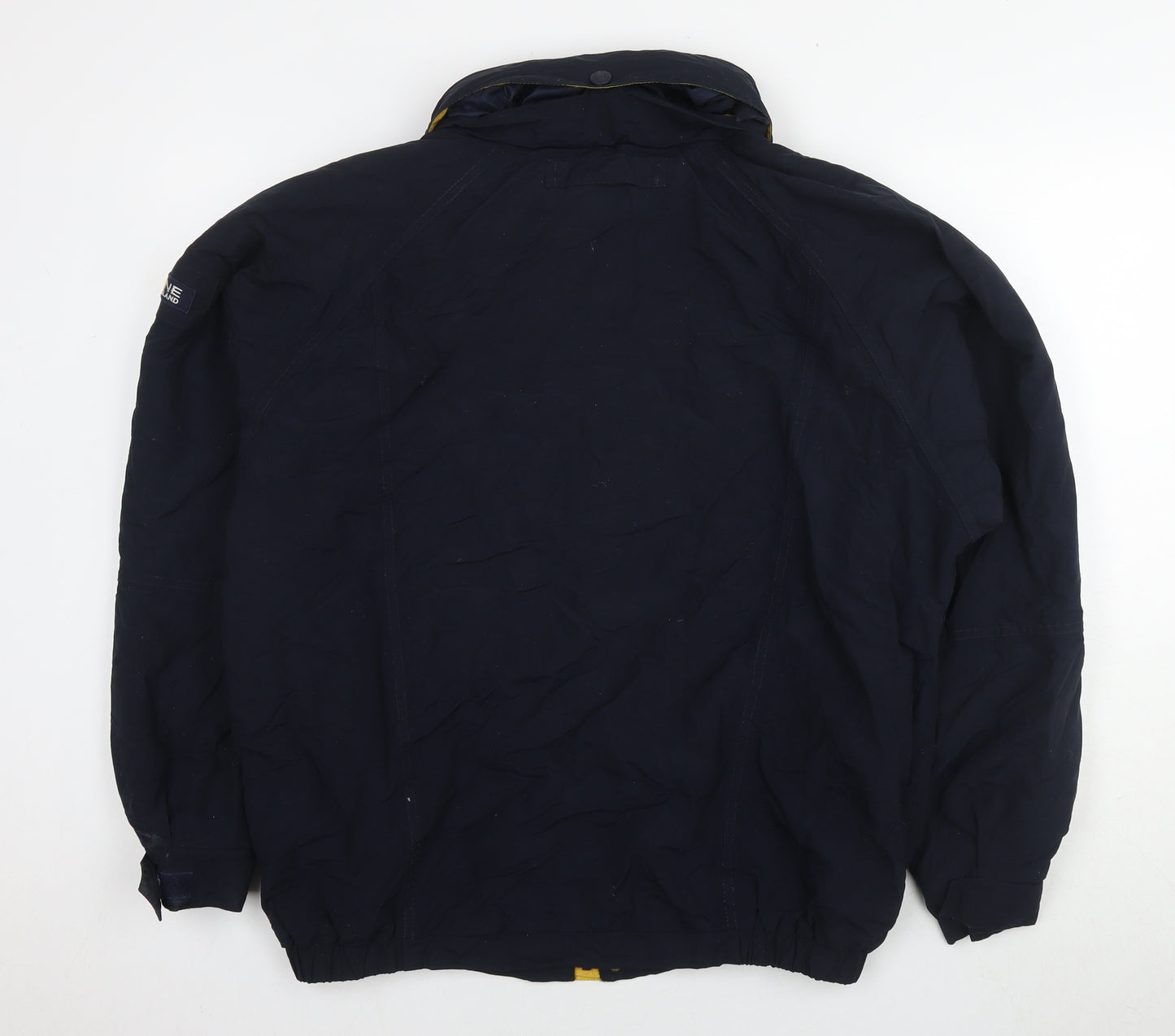 Maine Mens Blue Bomber Jacket Jacket Size M Zip