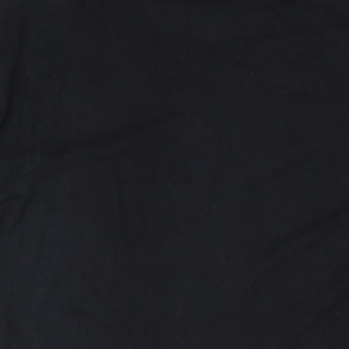 Calvin Klein Mens Black Cotton T-Shirt Size L Round Neck - Size L/XL Logo