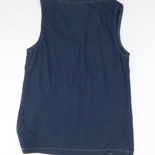 White Stuff Womens Black Cotton Basic T-Shirt Size 8 Scoop Neck