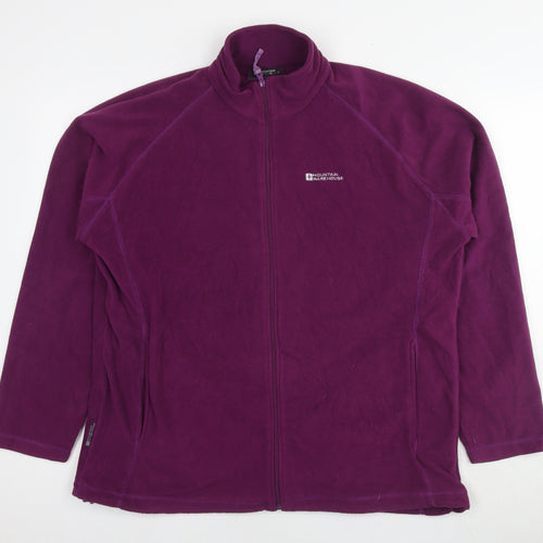 Mountain Warehouse Womens Purple Jacket Size 20 Zip