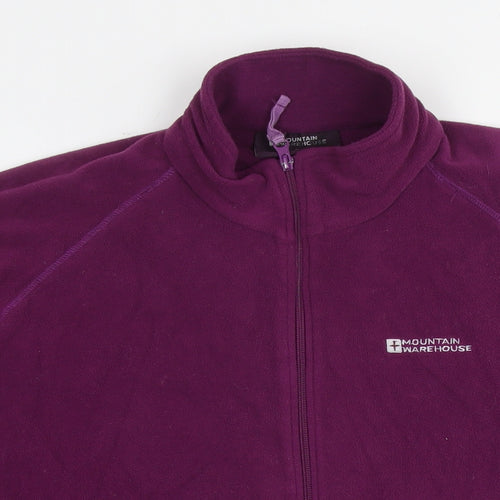 Mountain Warehouse Womens Purple Jacket Size 20 Zip