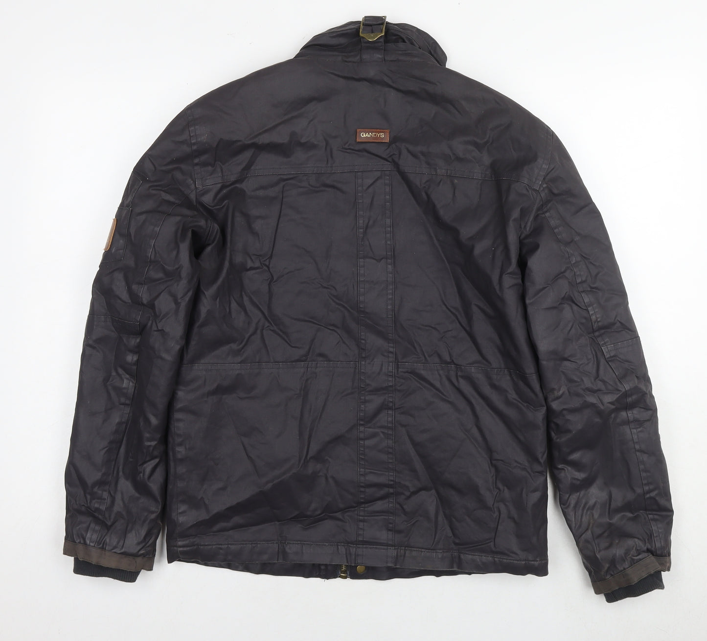 Gandys Womens Black Jacket Size XS Zip - Waxed Unisex