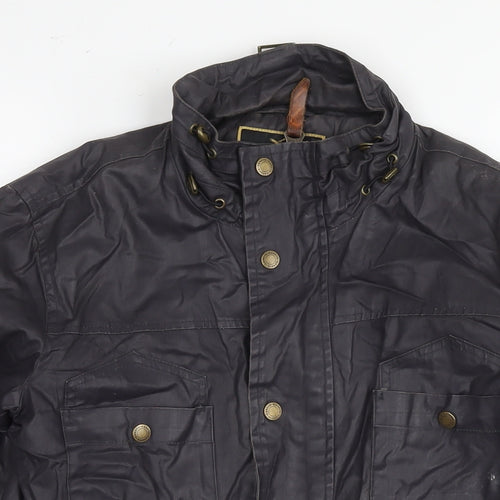 Gandys Womens Black Jacket Size XS Zip - Waxed Unisex