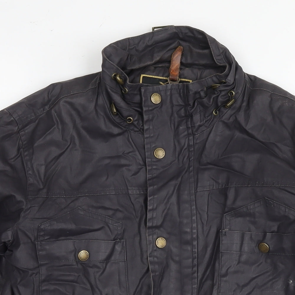 Gandys Womens Black Jacket Size XS Zip - Waxed Unisex