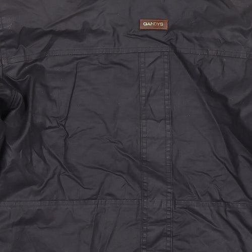 Gandys Womens Black Jacket Size XS Zip - Waxed Unisex