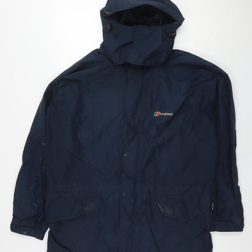 Berghaus Mens Blue Jacket Size L Zip