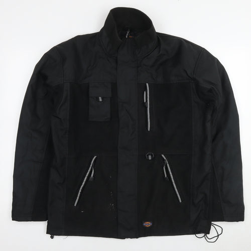 Dickies Mens Black Jacket Size L Zip