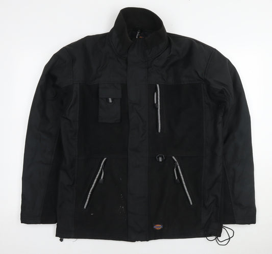 Dickies Mens Black Jacket Size L Zip