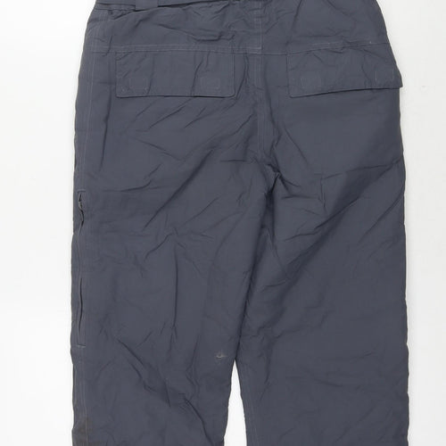 Trespass Boys Grey Polyamide Snow Pants Trousers Size 9-10 Years L26 in Regular Zip