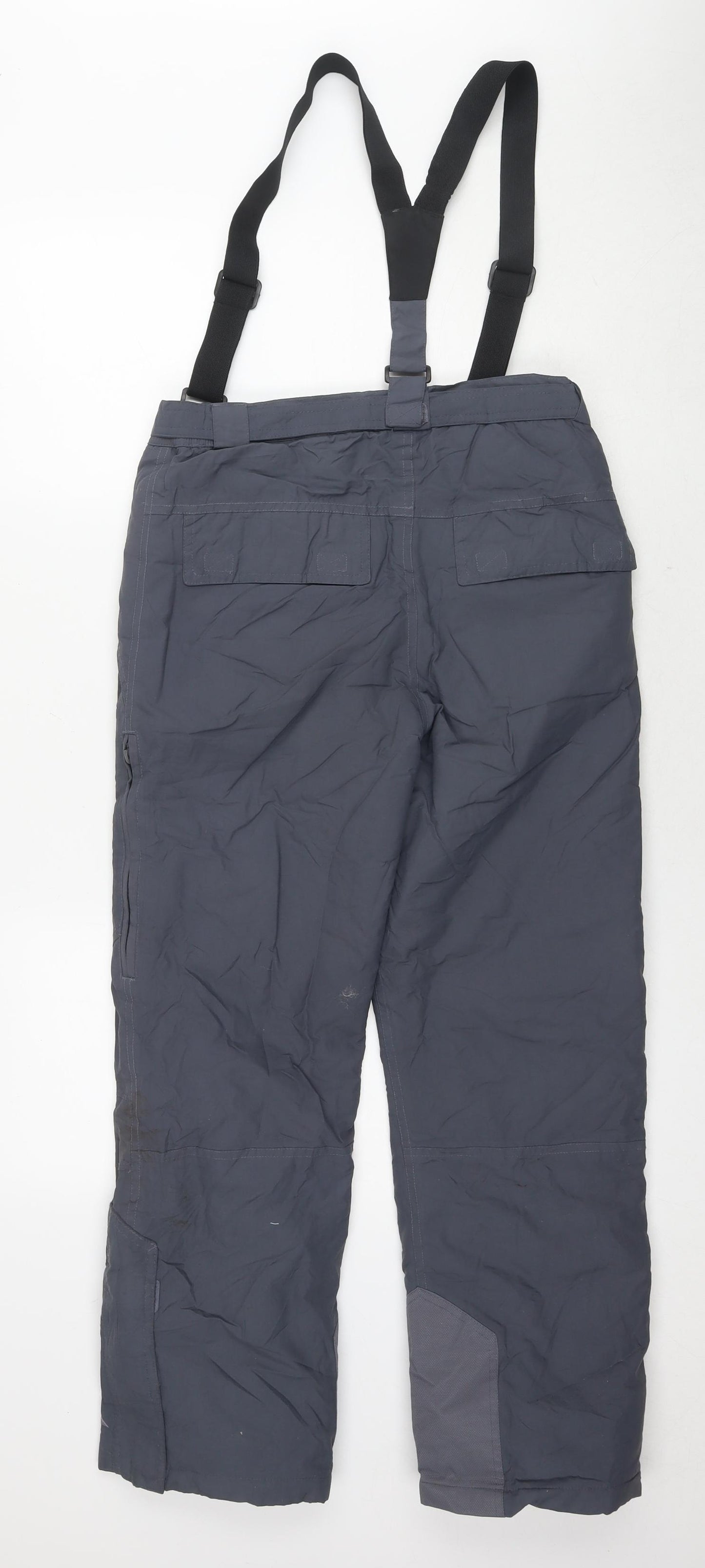 Trespass Boys Grey Polyamide Snow Pants Trousers Size 9-10 Years L26 in Regular Zip