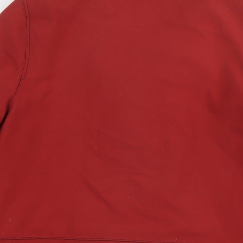 Berkertex Womens Red Parka Jacket Size 10 Zip - Size 10-12