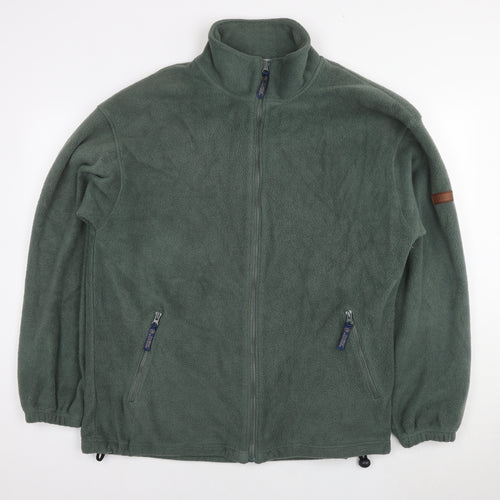 P.G. Field Mens Green Jacket Size L Zip