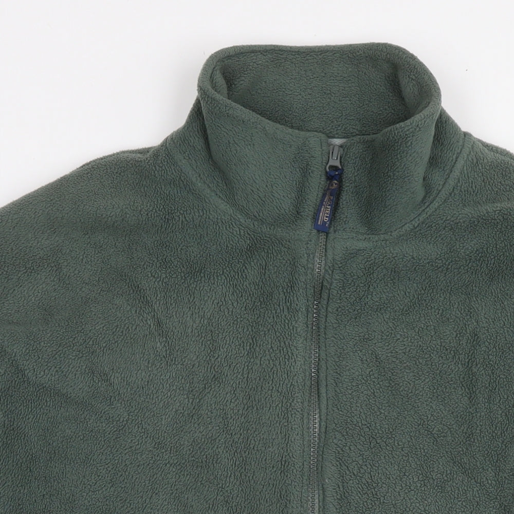 P.G. Field Mens Green Jacket Size L Zip