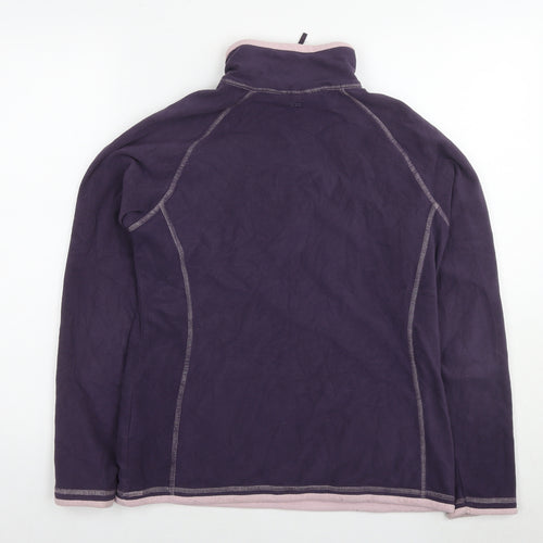 Mountain Warehouse Womens Purple Polyester Pullover Sweatshirt Size 10 Pullover