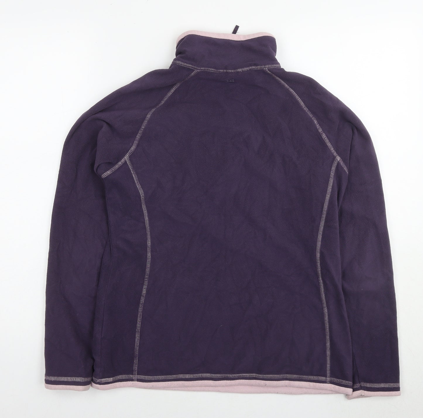 Mountain Warehouse Womens Purple Polyester Pullover Sweatshirt Size 10 Pullover