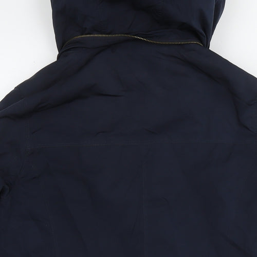 Principles Womens Blue Parka Jacket Size 10 Zip