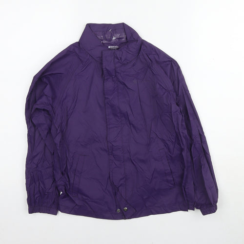 Mountain Warehouse Girls Purple Jacket Size 9-10 Years Zip